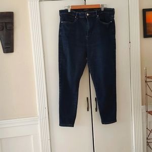 Banana Republic high-rise skinny ankle crop